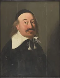 Professor Petrus Moll 1647-1669, Öl auf Holz